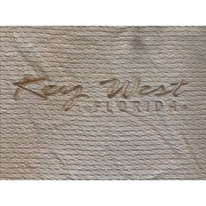 Vintage 90s Surfival Reverse Weave Key West Sweatshirt XL Ivory Made USA 🇺🇸